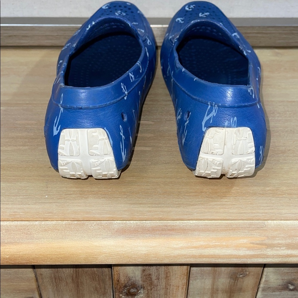 Floafers Nautical Blue Women's Loafers with Anchor Design - Size 8 - Picture 8 of 10